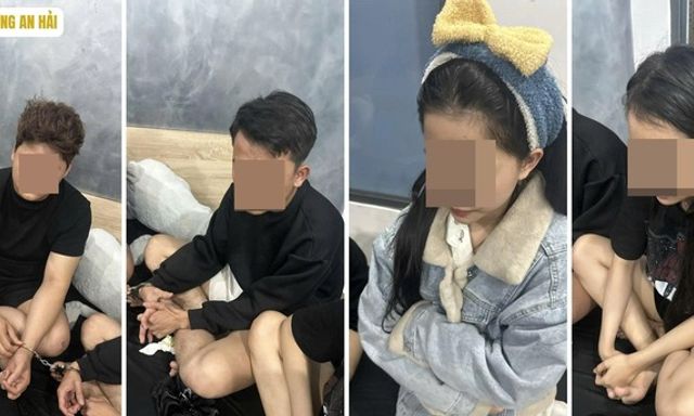 Đột kích căn hộ cho thuê, bắt quả tang 4 đối tượng đang làm điều 