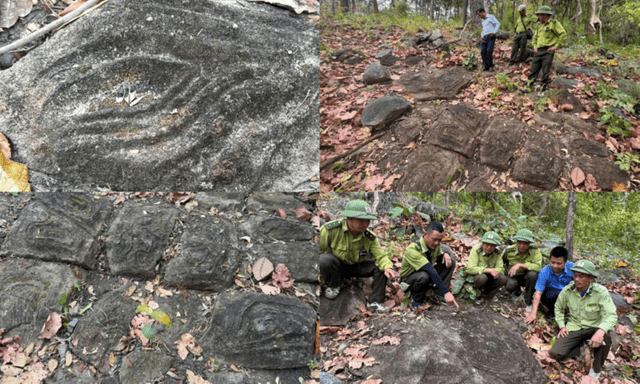 Cận cảnh phát hiện bãi đá có nhiều họa tiết bí ẩn, kỳ lạ trong Vườn quốc gia Yok Đôn