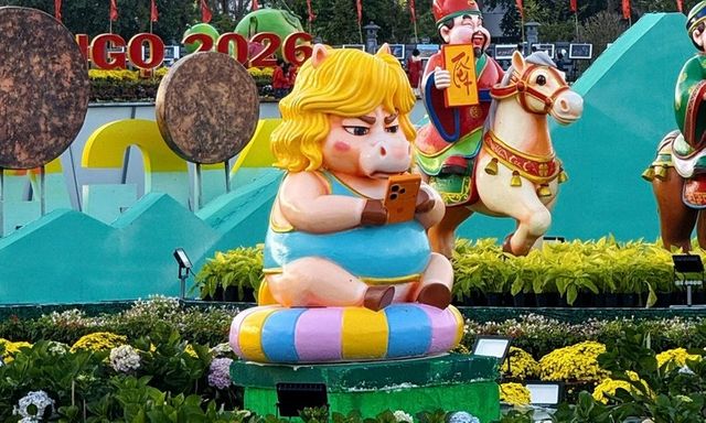 Ngắm linh vật ngựa mặt 