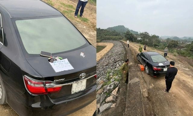 Người đàn ông để lại ô tô, điện thoại cùng tờ giấy có lời nhắn 