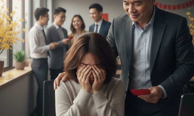 Ngày đầu đi làm sau kỳ nghỉ Tết, sếp vỗ vai rồi nói một câu khiến tôi bật khóc