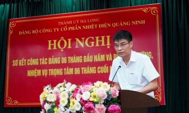 Khởi tố Phó tổng giám đốc Công ty Cổ phần Nhiệt điện Quảng Ninh Lê Việt Cường