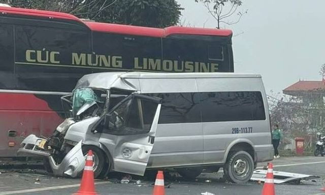 Hiện trường vụ tai nạn xe khách ở Lạng Sơn, 6 người thương vong