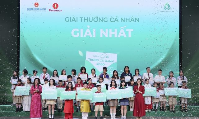 Lộ diện các quán quân giành giải thưởng 2,5 tỷ đồng của cuộc thi “Gửi tương lai Xanh 2050” mùa 2