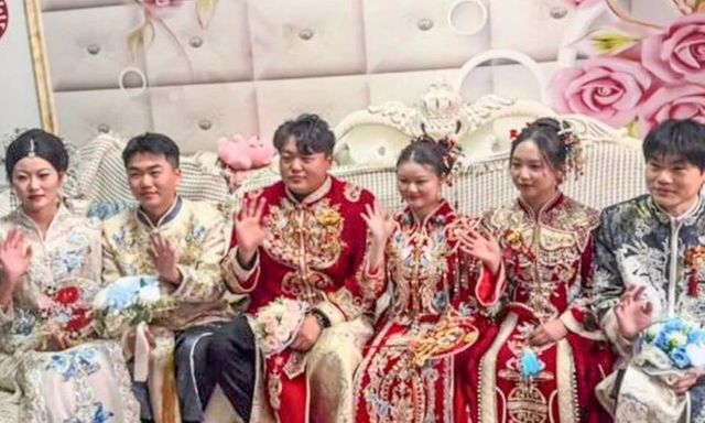 Ba anh em sinh ba tổ chức đám cưới cùng ngày, chuyện hiếm khiến mạng xã hội xôn xao