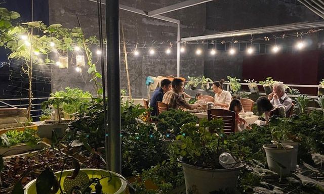 Biến sân thượng 50m2 thành 