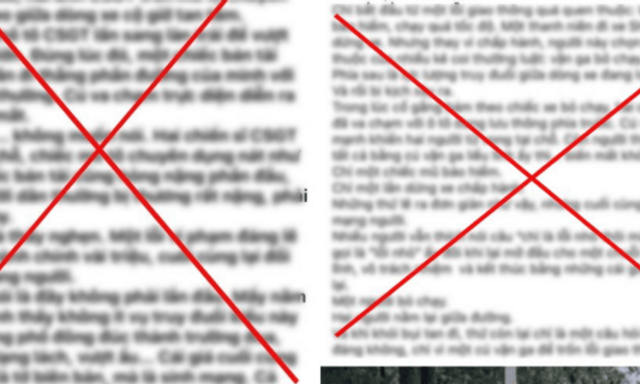 Thông tin 2 CSGT tử vong do truy đuổi người vi phạm là bịa đặt