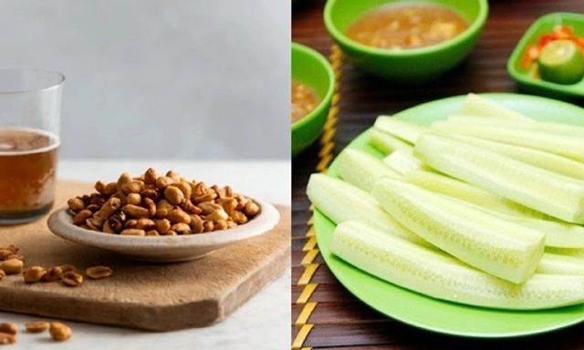 Tại sao nhà hàng thường mang lạc rang, dưa chuột chẻ trước khi lên đồ ăn?