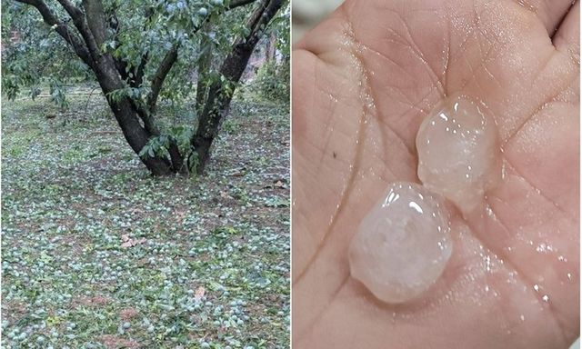 Mưa đá dữ dội xuất hiện ở Sơn La, Phú Thọ, các hạt có đường kính từ 1-3cm