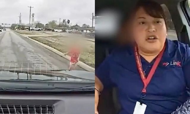 Thót tim khoảnh khắc nữ tài xế cứu bé trai bất ngờ lao ra giữa đường đông đúc