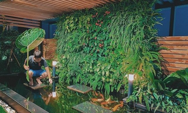 Cận cảnh khu vườn 