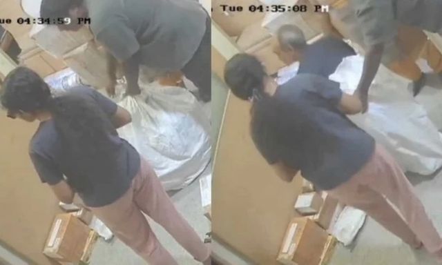 Phẫn nộ người phụ nữ nhét cha vào bao tải, mang ra bưu cục để quay video câu view ở Ấn Độ