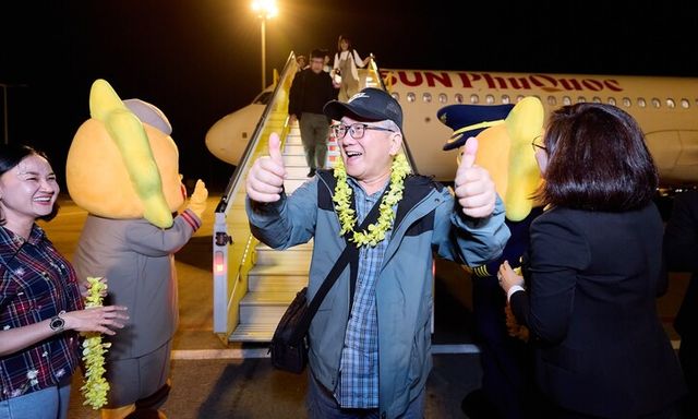 Sun PhuQuoc Airways mở đường bay quốc tế đầu tiên, đưa hơn 200 khách Đài Loan (Trung Quốc) đến Phú Quốc