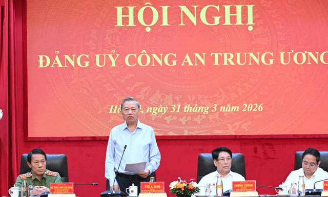 Tổng Bí thư Tô Lâm dự Hội nghị Đảng ủy Công an Trung ương