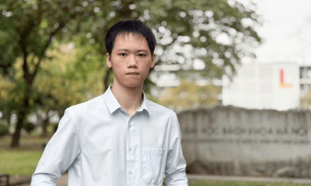 Nam sinh 10x tốt nghiệp sớm Đại học Bách khoa Hà Nội với điểm tổng kết xuất sắc