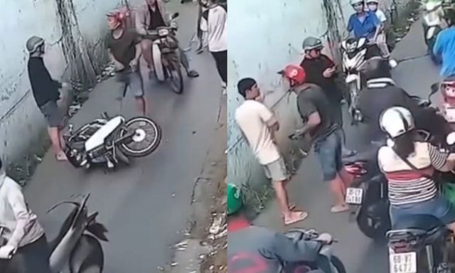 Bắt giữ đối tượng hành hung người đi đường sau va chạm xe máy tại TP.HCM