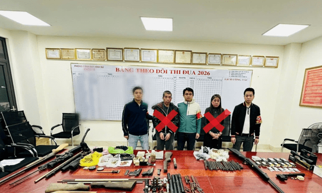 Triệt phá đường dây vũ khí quân dụng 