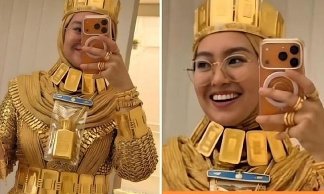 Cô dâu gây bão mạng với trang phục 