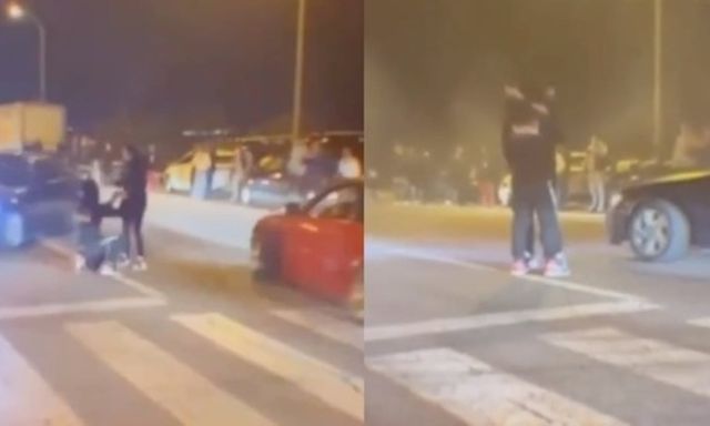 Đang cầu hôn bạn gái giữa phố, người đàn ông bất ngờ bị ô tô tông nguy kịch