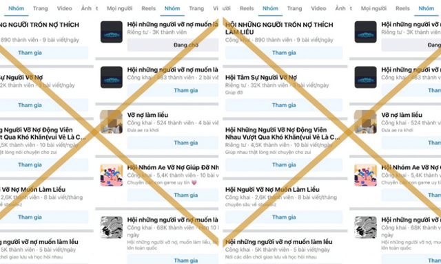 Công an cảnh báo nguy cơ phạm tội từ các hội nhóm “bùng nợ”, “vỡ nợ làm liều” trên mạng xã hội