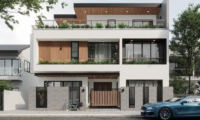 Tham khảo các mẫu thiết kế nhà mặt tiền 12m sâu 5m