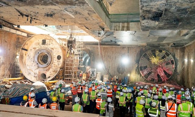 Hoàn thành khoan ngầm tuyến metro Nhổn- Ga Hà Nội
