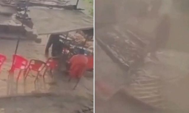 Clip: Xe tải chở vật liệu lật đè nhóm người ven đường, 2 người tử vong