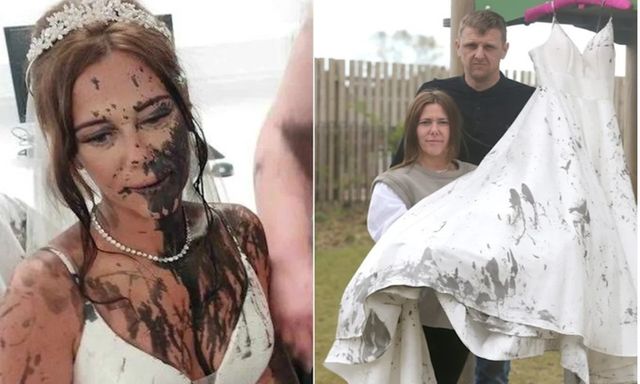 Clip: Đám cưới hỗn loạn, cô dâu bàng hoàng khi bị chị dâu tạt sơn đen 