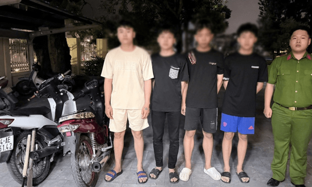 Ngăn chặn nhóm thanh thiếu niên mang hung khí gây rối trong đêm ở Quảng Ninh