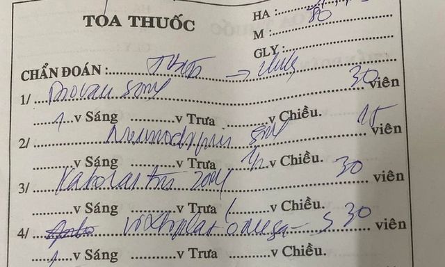 Bác sĩ kê đơn thuốc khó đọc, thiếu thông tin có thể bị phạt đến 2 triệu đồng