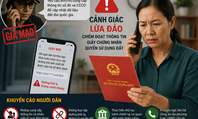 Công an cảnh báo thủ đoạn giả cán bộ địa chính để lừa lấy thông tin đất đai