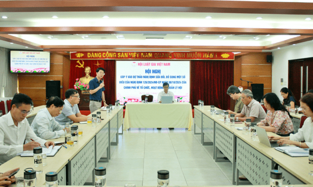 Hội Luật gia Việt Nam góp ý sửa đổi Nghị định 126 về tổ chức, hoạt động của Hội
