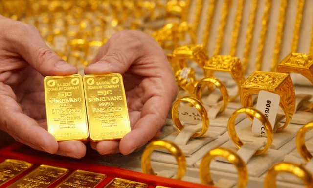 Giá vàng chốt phiên hôm nay (22/5): Vàng miếng SJC và nhẫn tiếp tục giảm