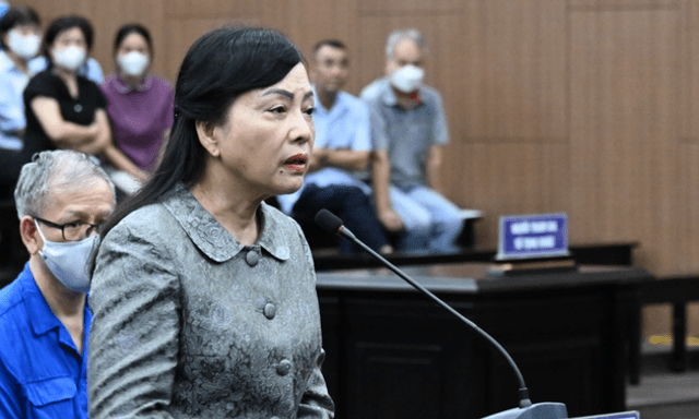 Nói lời sau cùng, cựu Bộ trưởng Nguyễn Thị Kim Tiến mong được tuyên mức án nhẹ nhất, sớm trở về với gia đình