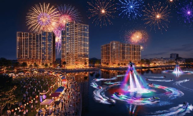 Đại nhạc hội Mega Booming – Charmora City tại Nha Trang: pháo hoa mãn nhãn và dàn sao hội tụ
