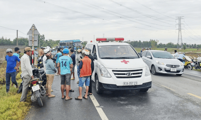 Hiện trường vụ tai nạn giao thông nghiêm trọng ở Cần Thơ, 2 người tử vong, 2 người bị thương