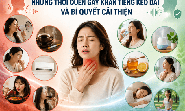 Những thói quen gây khàn tiếng kéo dài và bí quyết cải thiện