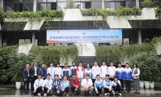 Olympic toán học châu Á - Thái Bình Dương: Việt Nam xếp thứ 7/45 quốc gia và vùng lãnh thổ