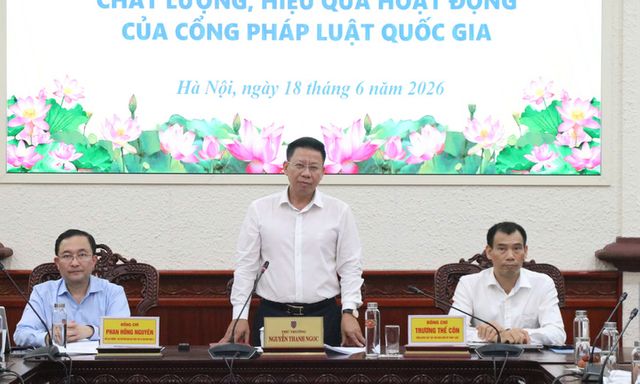 Thứ trưởng Bộ Tư pháp: Nâng cao hiệu quả Cổng Pháp luật quốc gia là yêu cầu cấp thiết
