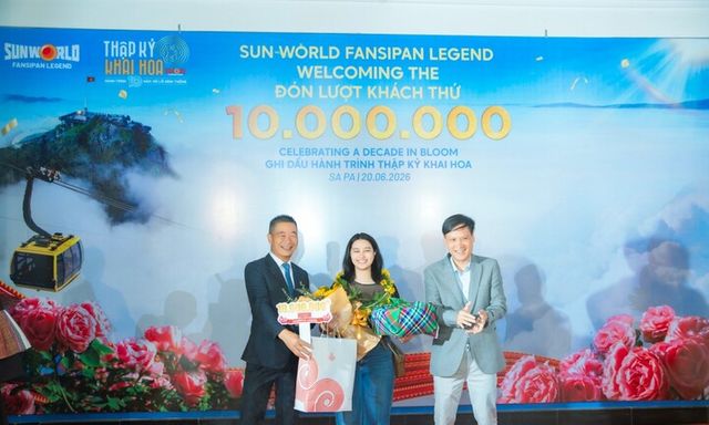 Sun World Fansipan Legend chính thức chào đón vị khách thứ 10 triệu
