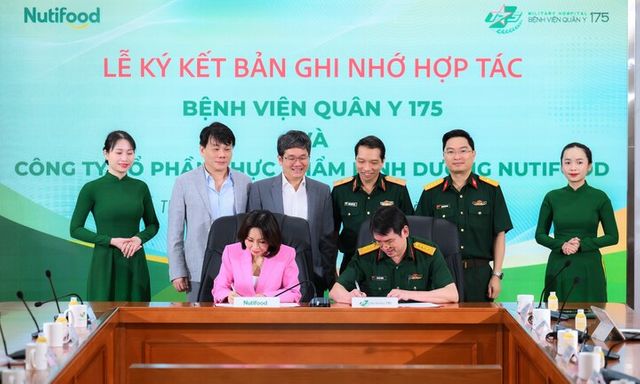 Nutifood và Bệnh viện Quân y 175 hợp tác xây dựng nền tảng nghiên cứu khoa học cho các giải pháp dinh dưỡng Việt