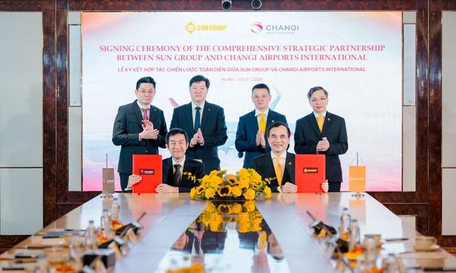 Sun Group và Changi Airports International mở rộng hợp tác chiến lược góp phần phát triển hạ tầng hàng không Việt Nam
