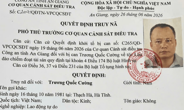 Tin pháp luật nổi bật 24h qua: Lấy đất của người khác bán, một người ở Phú Quốc bị truy nã