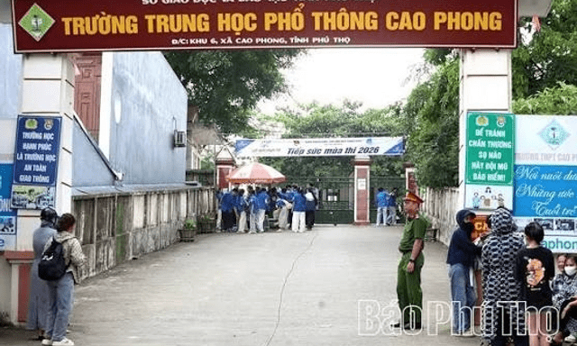 Công an Phú Thọ bác tin nghi vấn tiêu cực tại kỳ thi tốt nghiệp THPT 2026, nam sinh phản ánh xin lỗi