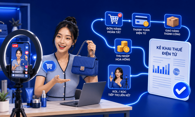 Cục Thuế lưu ý quan trọng với KOL, KOC, người làm tiếp thị liên kết (affiliate) 