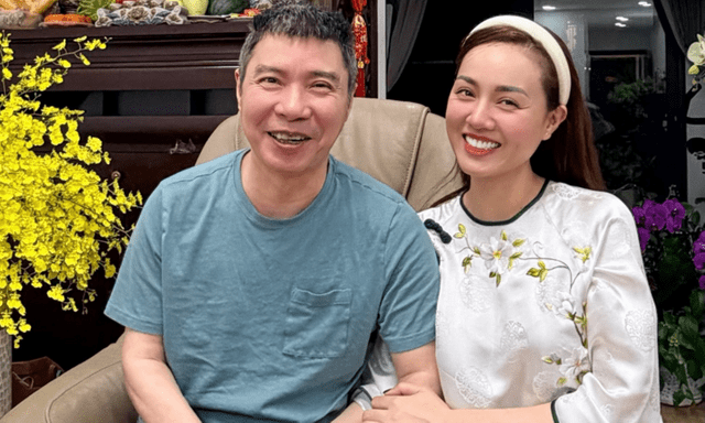 Vợ NSND Công Lý lên tiếng về thông tin chồng vũ phu