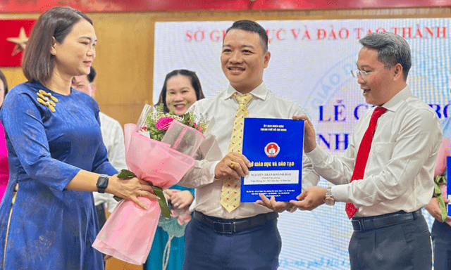 Sở GD&ĐT TP.HCM có Chánh Văn phòng mới