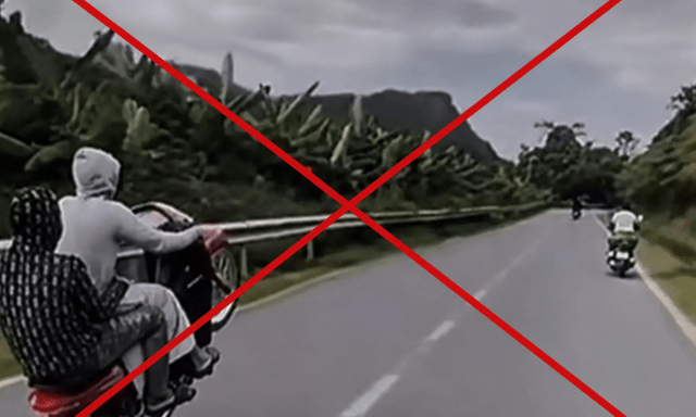 Xử lý người điều khiển xe mô tô “bốc đầu” khoe chiến tích trên mạng xã hội