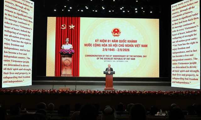 Điện, thư chúc mừng kỷ niệm 81 năm ngày Quốc khánh nước Cộng hòa xã hội chủ nghĩa Việt Nam