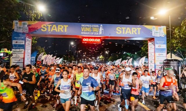 Tiếp sức tinh thần sống khỏe cùng VnExpress Vũng Tàu International Half Marathon Herbalife Cup 2026